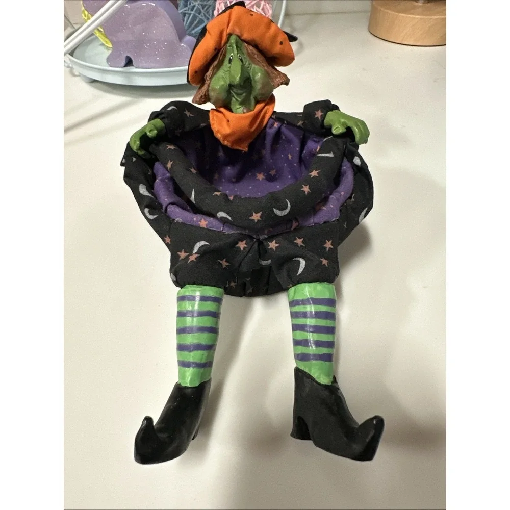 Halloween Basket Witch Grizelda Lil‎ Treaters Russ Berrie Vintage